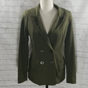 Anthropologie Cartonnier Green Jersey Blazer